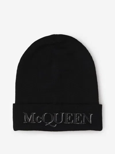 ALEXANDER MCQUEEN ALEXANDER MCQUEEN WOOL AND CASHMERE HAT