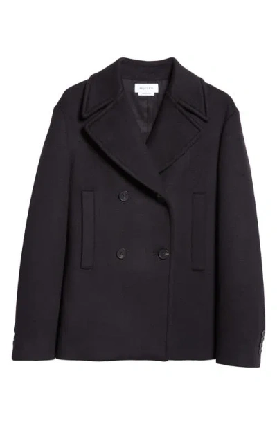 Alexander Mcqueen Black Felt Double Breasted Blazer