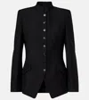 Alexander Mcqueen Wool And Mohair Blazer
