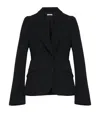Alexander Mcqueen Wool Blazer In Black