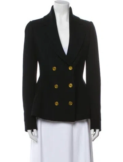 Pre-owned Alexander Mcqueen Wool Blazer In Black