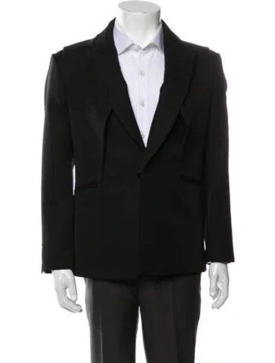 Pre-owned Alexander Mcqueen Wool Blazer In Black