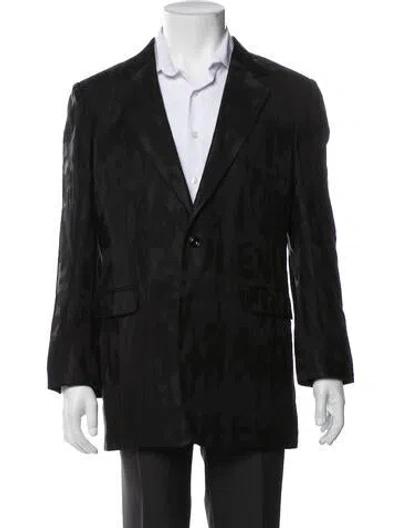 Pre-owned Alexander Mcqueen Wool Blazer In Black