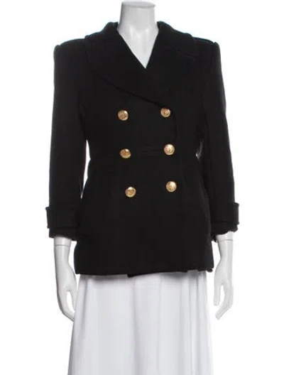 Pre-owned Alexander Mcqueen Wool Blazer In Black