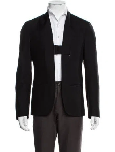 Pre-owned Alexander Mcqueen Wool Blazer In Black
