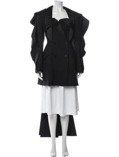 Pre-owned Alexander Mcqueen Wool Blazer In Black