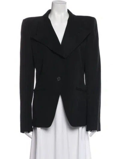 Pre-owned Alexander Mcqueen Wool Blazer In Blue
