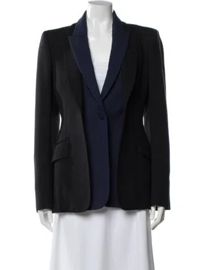 Pre-owned Alexander Mcqueen Wool Blazer In Blue
