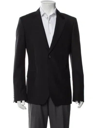 Pre-owned Alexander Mcqueen Wool Blazer In Gray