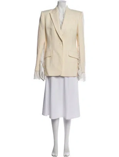 Pre-owned Alexander Mcqueen Wool Blazer In Neutral