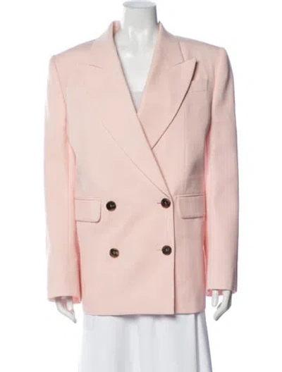 Pre-owned Alexander Mcqueen Wool Blazer In Pink