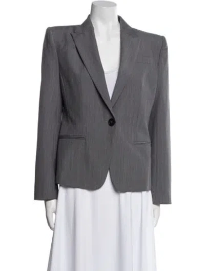 Pre-owned Alexander Mcqueen Wool Blazer W/ Tags In Gray
