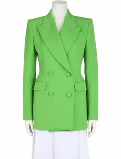 Pre-owned Alexander Mcqueen Wool Blazer W/ Tags In Green