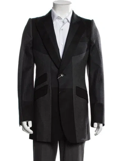 Pre-owned Alexander Mcqueen Wool Blazer W/ Tags In Grey