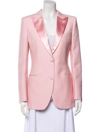 Pre-owned Alexander Mcqueen Wool Blazer W/ Tags In Pink