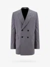 Alexander Mcqueen Wool Blazer With Pied-de-poule Motif In Purple