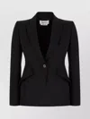Alexander Mcqueen Upside-down Lapel Jacket