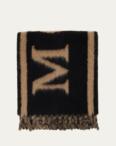 Alexander Mcqueen Wool-blend Logo Jacquard Scarf