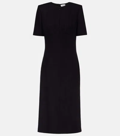 Alexander Mcqueen Wool-blend Midi Dress