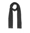 Alexander Mcqueen Wool-blend Skull Scarf In Multi