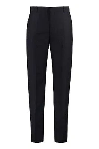 Pre-owned Alexander Mcqueen Wool Blend Tailored Trousers In Black