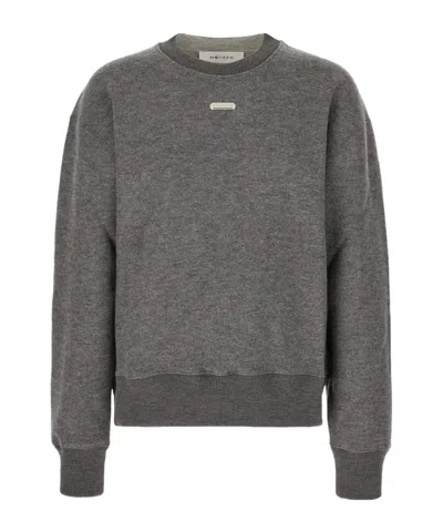 ALEXANDER MCQUEEN LOGO-PLAQUE SWEATER