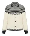 Alexander Mcqueen Skull-motif Wool Cardigan In White