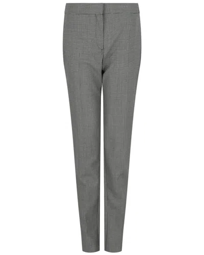 Alexander Mcqueen Wool Cigarette Trouser In Multi