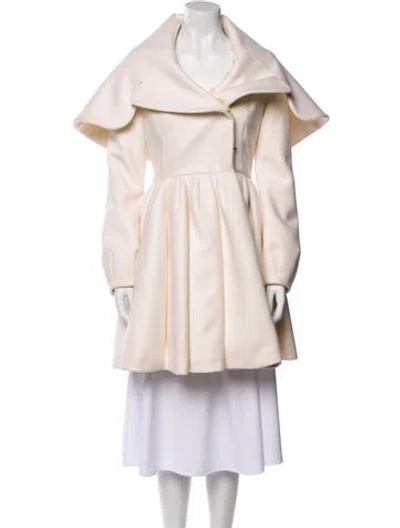 Pre-owned Alexander Mcqueen Wool Coat In Neutral