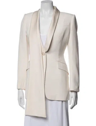 Pre-owned Alexander Mcqueen Wool Coat In Neutrals