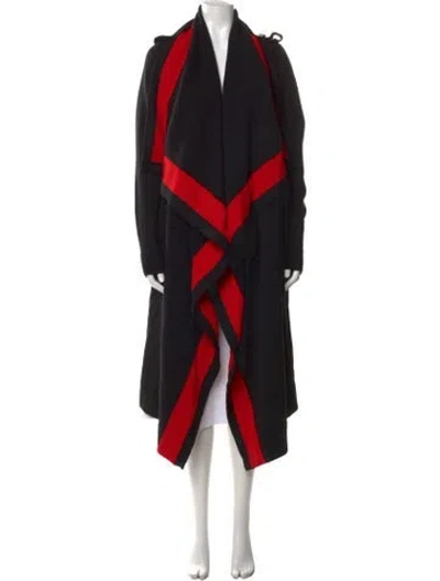 Pre-owned Alexander Mcqueen Wool Colorblock Pattern Sweater W/ Tags In Black/red