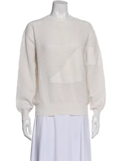 Pre-owned Alexander Mcqueen Wool Crew Neck Sweatshirt In Neutral