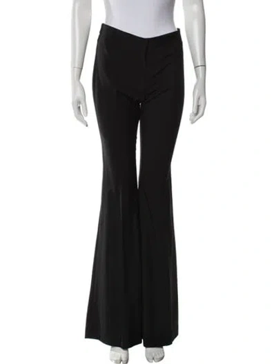 Pre-owned Alexander Mcqueen Wool Flared Pants W/ Tags In Black