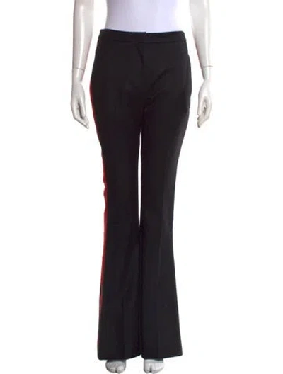 Pre-owned Alexander Mcqueen Wool Flared Pants W/ Tags In Black
