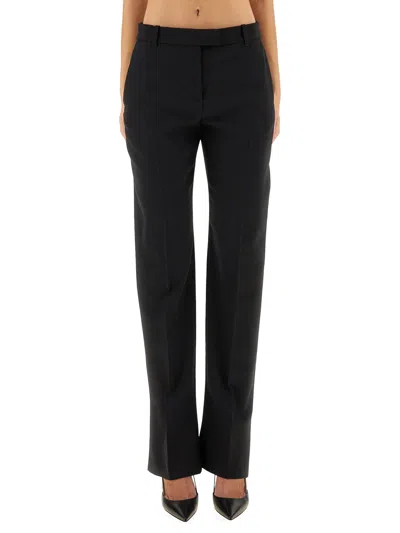 ALEXANDER MCQUEEN WOOL GABARDINE TAILORED PANTS