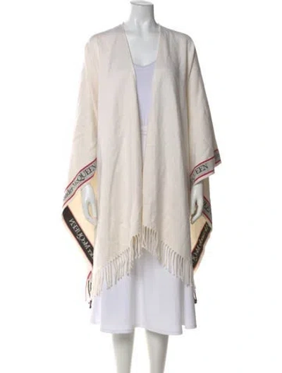 Pre-owned Alexander Mcqueen Wool Graphic Print Sweater In Neutral