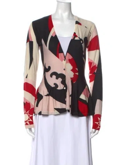 Pre-owned Alexander Mcqueen Wool Graphic Print Sweater In Neutrals