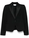 Alexander Mcqueen Wool Jacket In Black