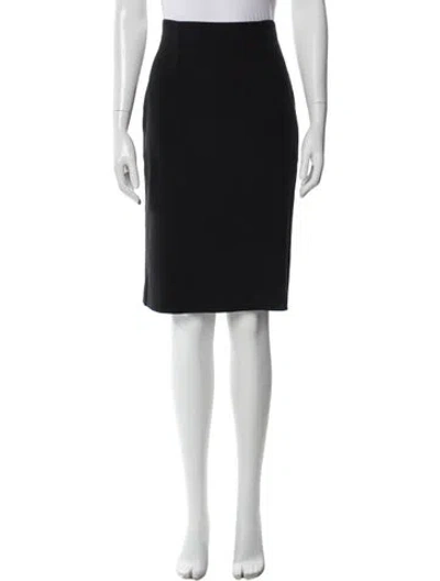 Pre-owned Alexander Mcqueen Wool Knee-length Skirt In Gray