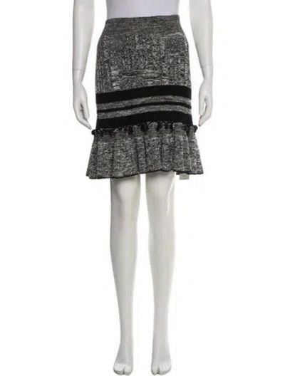 Pre-owned Alexander Mcqueen Wool Knee-length Skirt In Neutral