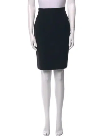 Pre-owned Alexander Mcqueen Wool Knee-length Skirt W/ Tags In Black