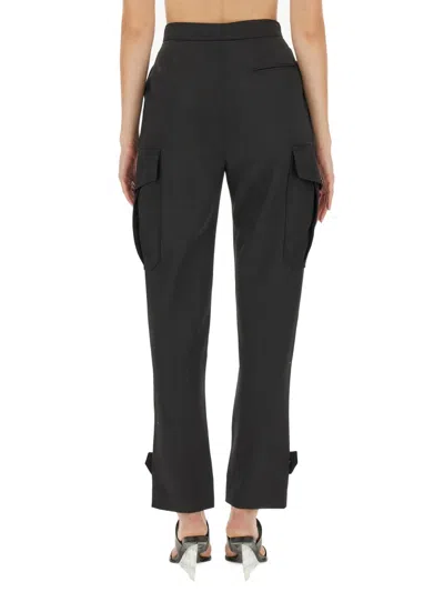 Alexander Mcqueen Wool Military Trousers In Black