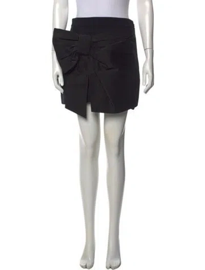 Pre-owned Alexander Mcqueen Wool Mini Shorts In Black