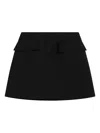Alexander Mcqueen Mini Skirt With Structured Silhouette