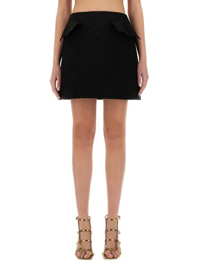 ALEXANDER MCQUEEN ALEXANDER MCQUEEN WOOL MINI SKIRT