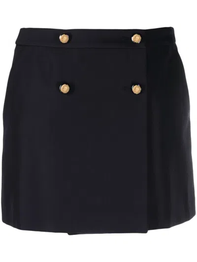 ALEXANDER MCQUEEN WOOL MINI SKIRT
