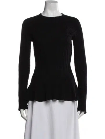 Pre-owned Alexander Mcqueen Wool Mock Neck Sweater In Black