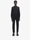 Alexander Mcqueen Raw Edge Canvas Cigarette Trousers