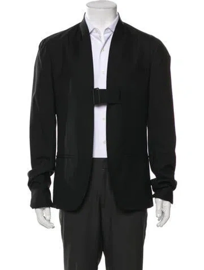 Pre-owned Alexander Mcqueen Wool Overcoat In Green