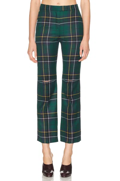 Alexander Mcqueen Wool Pant In Green